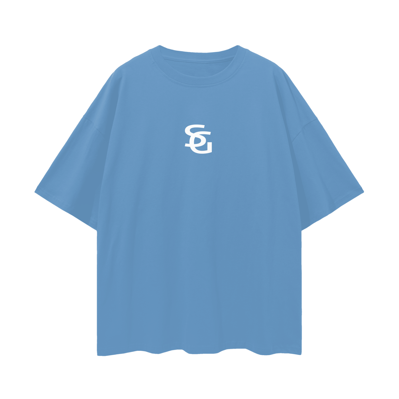 SERVANT OF GOD "SG" BLUE OVERSIZE TEE