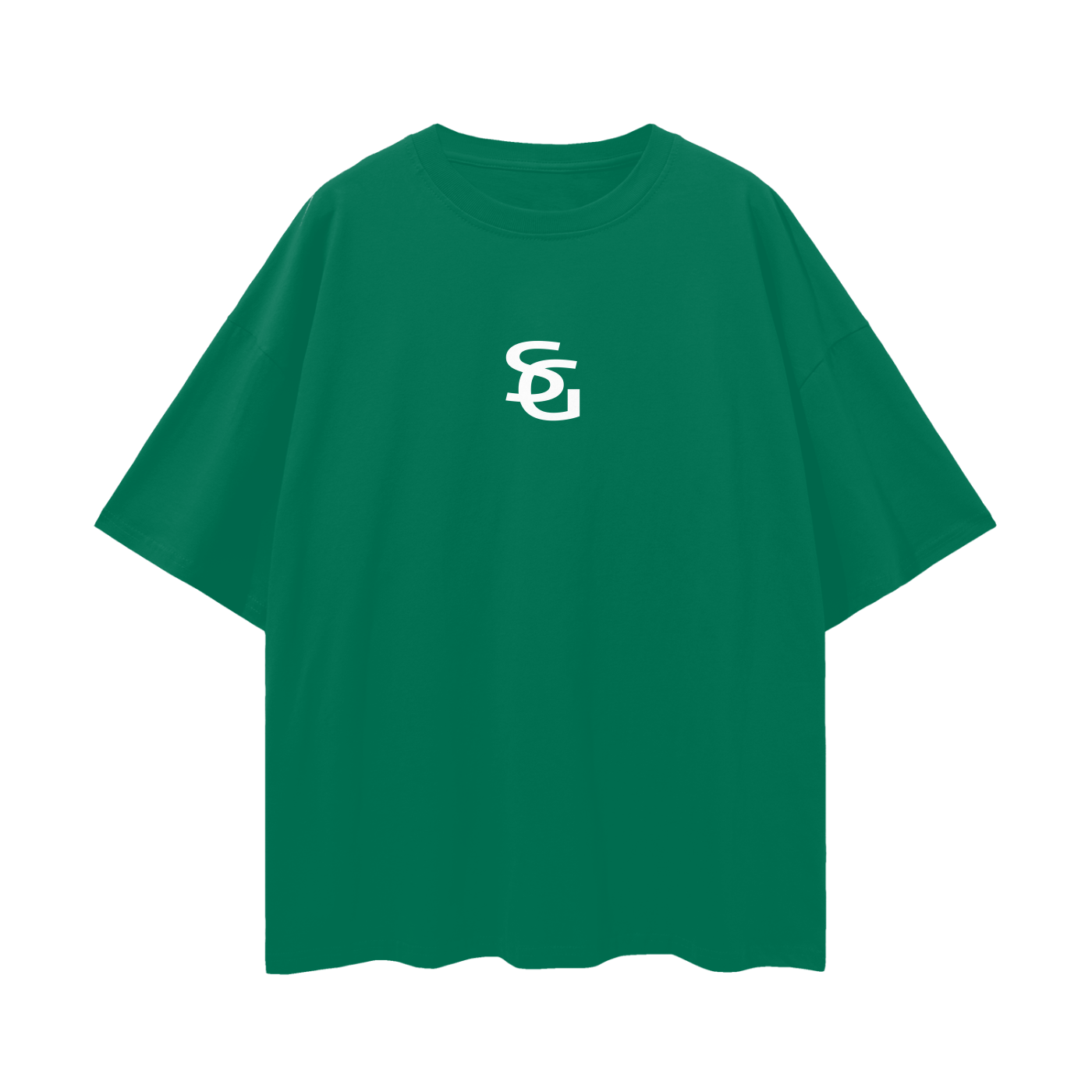 SERVANT OF GOD "SG" GREEN OVERSIZE TEE