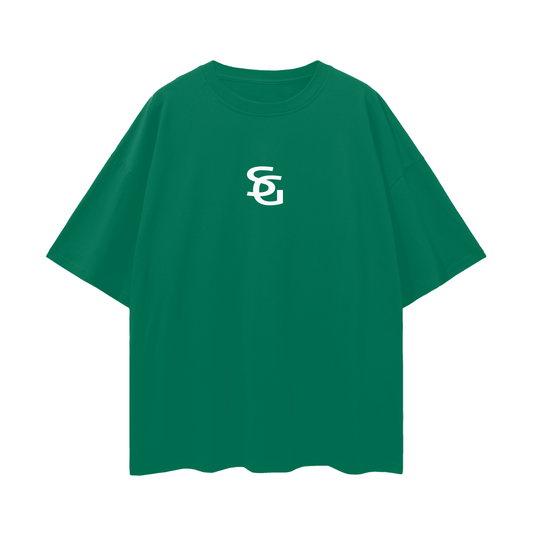 SERVANT OF GOD "SG" GREEN OVERSIZE TEE