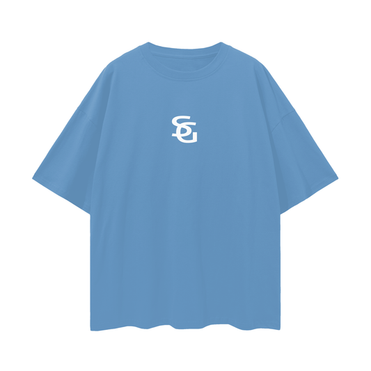 SERVANT OF GOD "SG" BLUE OVERSIZE TEE